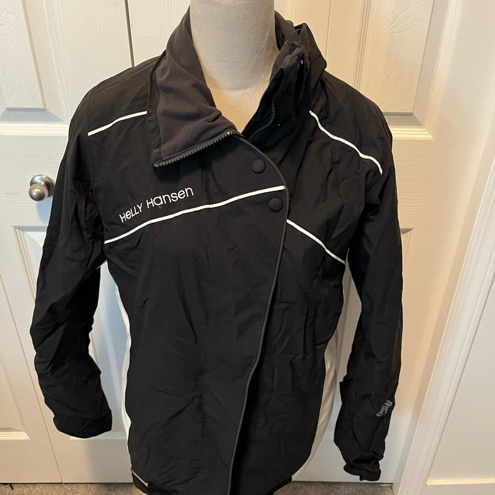 Helly Hansen size L Black Jacket with White Accents